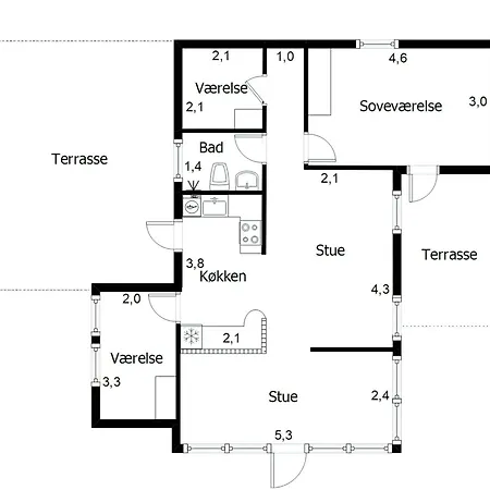 Cozy Close To The And Attractions Tatil Evi Børkop